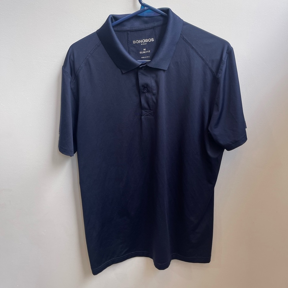 Unworn Bonobos golf Men's Dark Blue Polo Shirt